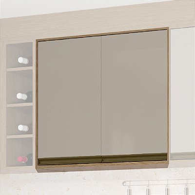 Armário Aéreo de Cozinha 2 Portas 70cm Rimo Vitória