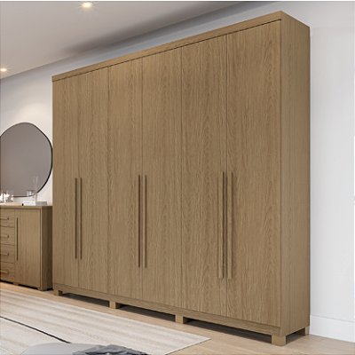 Guarda Roupa Casal 6 Portas 2,32m Rimo New Honduras
