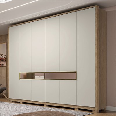 Guarda Roupa Casal 10 Portas 2,79m Rimo Regência