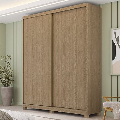 Guarda Roupa Solteiro 2 Portas Deslizantes 2,03m Rimo New Abrolhos