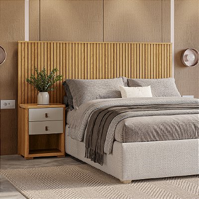 Cabeceira Ripado Queen Rimo New Abrolhos