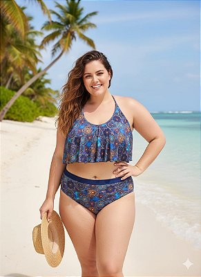 Biquini Cropped Bojo Estampado 872