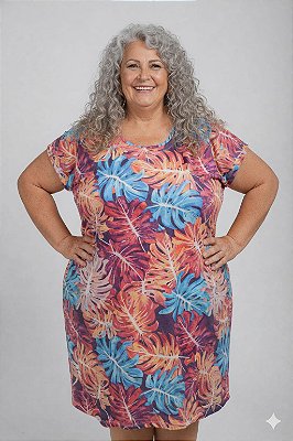 Vestido Manga Curta Liganete 310