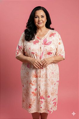 Vestido Manga Curta Aberto Pv 012