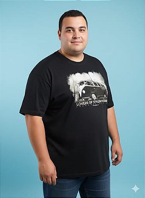 Camiseta Manga Curta Algodao Kombi 2594