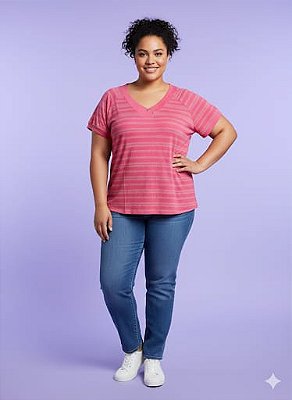 Blusa Manga Japonea Visco 7916