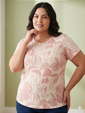 Blusa Manga Curta Visco 8522