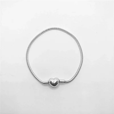 PULSEIRA DA VIDA (FECHO CORAÇÃO LISO)