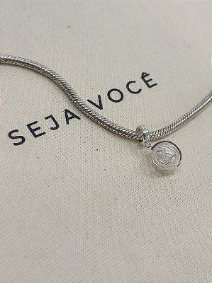 Berloque Globo Terrestre marcado França com Torre Eiffel