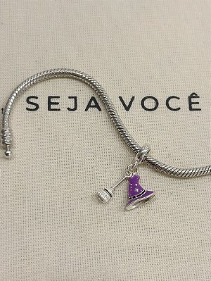 Berloque Kit Bruxinha: Chapéu e Vassoura