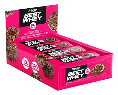 Atlet - Best Whey Bar 10g Protein (display Com 12 Unidades) Brigadeiro