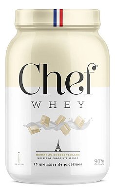 Crn - Whey 907g Mousse Au Chocolat Blanc (chocolate Branco) - Chef Whey