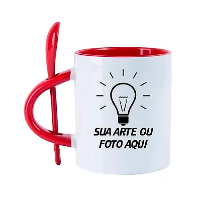 Caneca com colher
