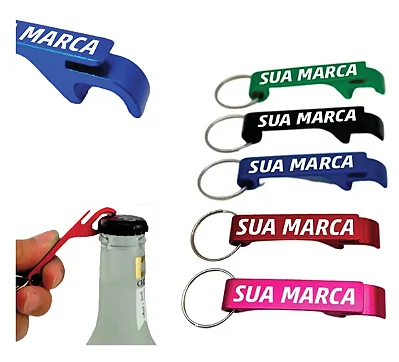 Chaveiro abridor de garrafa