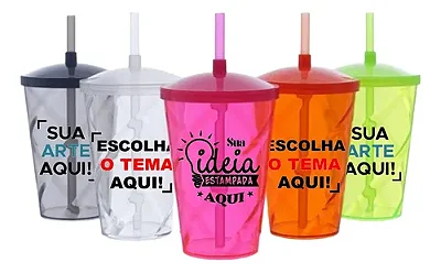 Copo Twister c/ tampa 400ml