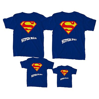 Kit Família Personalizado Superman