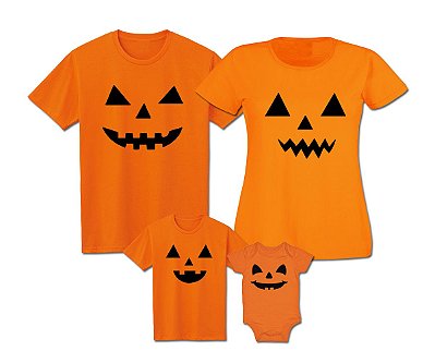 Kit Família Halloween Abóboras