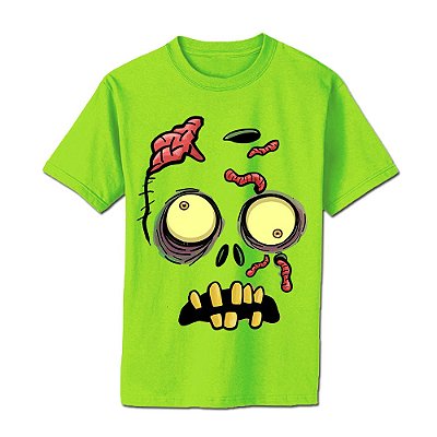 Camiseta Infantil Halloween Zumbi
