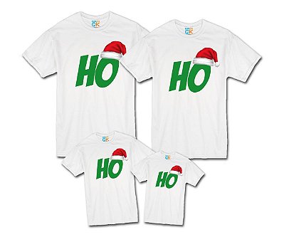 Kit Família Natal Ho Ho Ho Ho