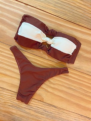 Conjunto Liz Marrom