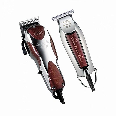 Kit Máquina de Corte Magic Clip + Acabamento Detailer Wahl 110V