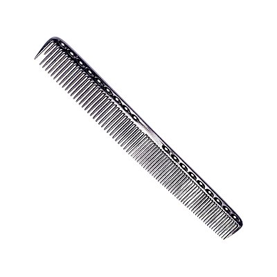 Pente Profissional de Metal Inoxidável Anti Estático Dk Comb 19,8cm Preto