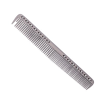 Pente Profissional De Metal Inox Antiestático PRATA 21,5cm