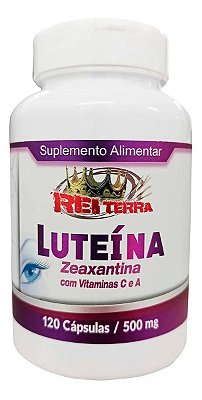 Luteína e Zeaxantina 500mg - 120 caps - Rei Terra
