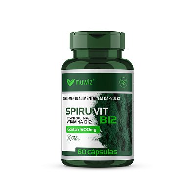 Espirulina Spiruvit 500mg - 60 caps - Muwiz