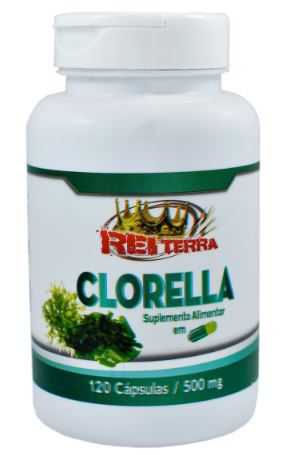 Clorella 500mg - 120 caps - Rei Terra