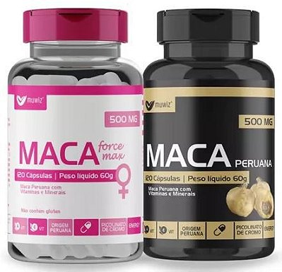 Kit Maca Peruana + Maca Rosa - Muwiz