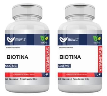 Kit Biotina - 2 unidades - Muwiz