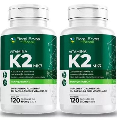 Kit Vitamina K2 - 2 unidades - Floral Ervas