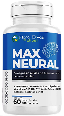 Max Neural 500mg - 60 caps - Floral Ervas