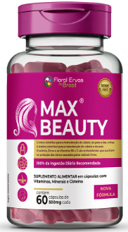 Max Beauty 500mg - 60 caps - Floral Ervas