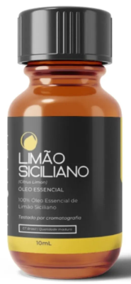 Óleo Essencial Limão Siciliano - 10ml - Tropfen