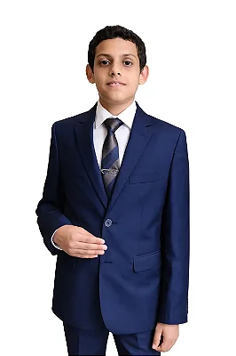 Terno Infantil Azul Marinho PV Slim Fit T&C Corte italiano