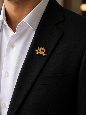 Broche de Lapela Masculino | Elegância Executiva – Ties & Company