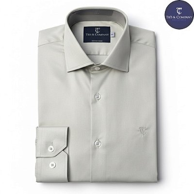 Camisa Social Masculina Cáqui de Fibra de Bambu – Conforto, Estilo e Sustentabilidade