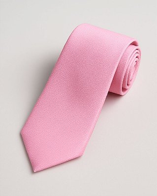 Gravata Slim Rosa Texturizada Masculina Social SKU: GTRS-TX-004