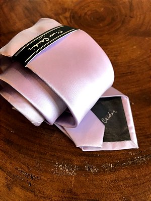 Gravata Lilas Pierre Cardin 8cm Microfibra GLCD-96