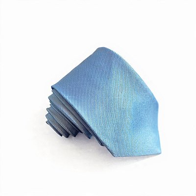 Gravata azul Claro em Microfibra