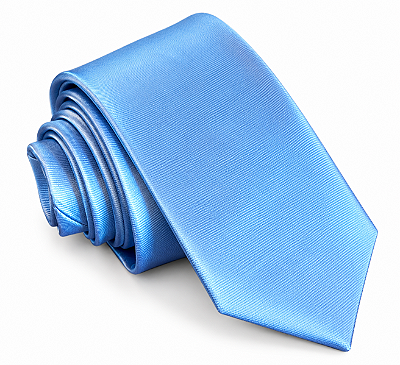 GRAVATA MASCULINA AZUL-CLARO — ELEGÂNCIA DISCRETA