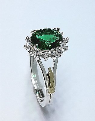 Anel de Formatura - Prata 925 c/ emblema de Ouro