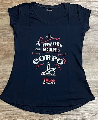 Camiseta  - A mente esculpe o corpo