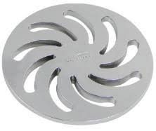 GRELHA CAIXA SIFONADA REDONDA INOX 150MM VORTICE