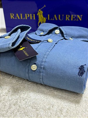 Camisa Ralph Lauren Masculina Custom Fit Jeans
