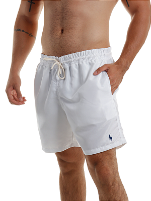 Short Polo Ralph Lauren Masculino Swimwear Branco
