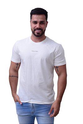 Camiseta Calvin Klein Masculina Sustainable Off-White