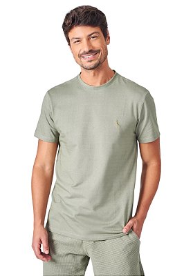 Camiseta Reserva Masculina Espinha de Peixe Verde militar